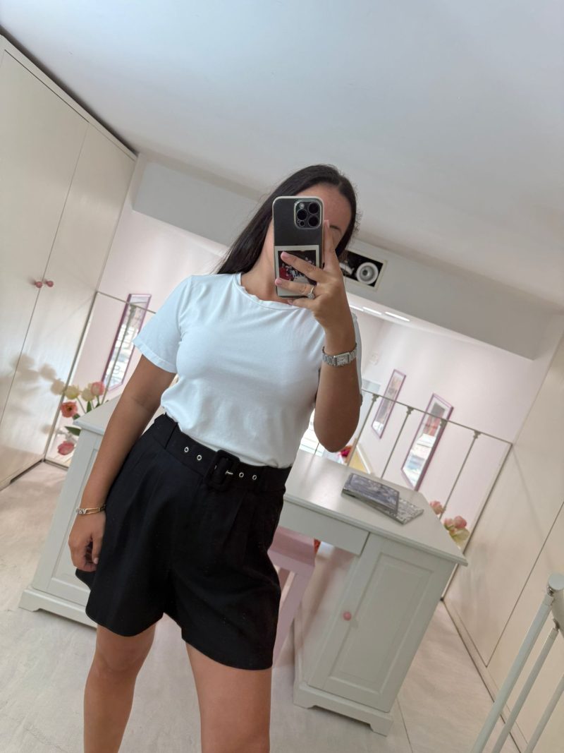SHORTS CINTURA NERO