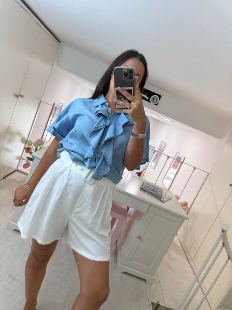 SHORTS CINTURA BIANCO
