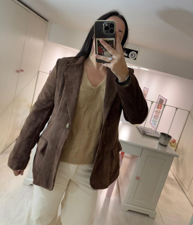 GIACCA A COSTINE IN VELLUTO