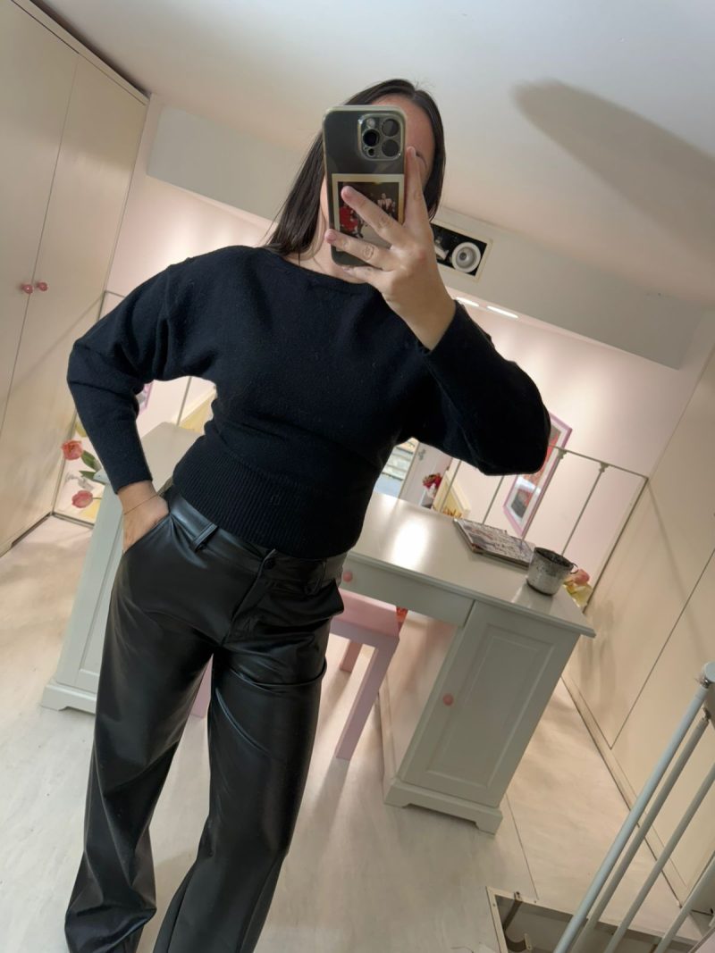 MAGLIONCINO CROP AVVITATO