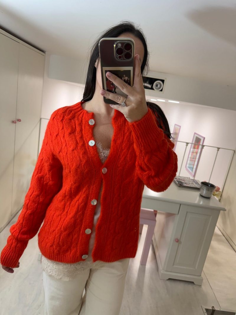 CARDIGAN ORANGE