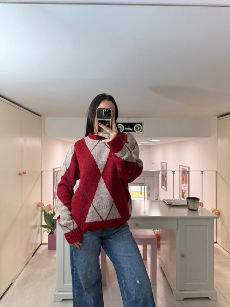 MAGLIONE ROMBI CHRISTMAS