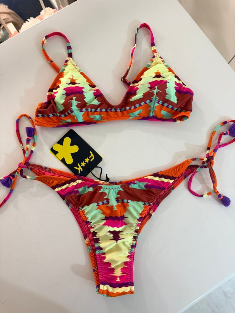 BIKINI TOP FISSO E SLIP AMERICANO REGOLABILE