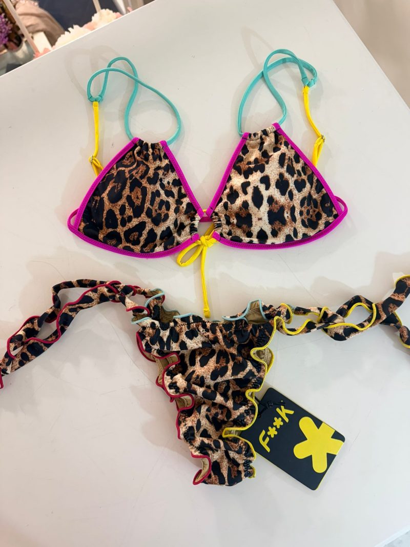 BIKINI TRIANGOLO CON SLIP REGOLABILE LEO