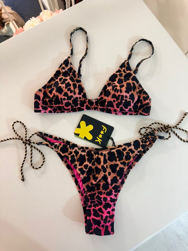 BIKINI TOP FISSO E SLIP AMERICANO REGOLABILE LEO