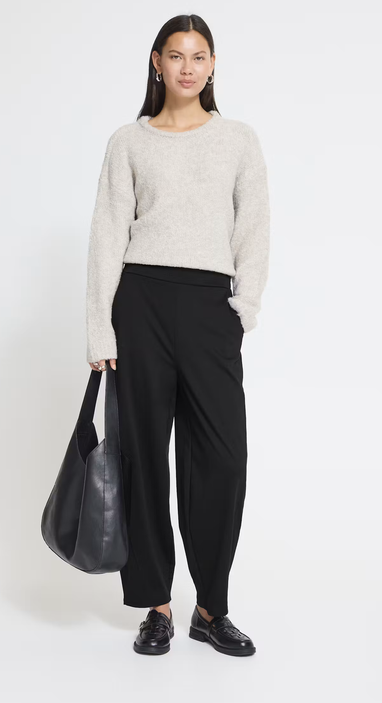PANTALONE BALOON NERO ICHI