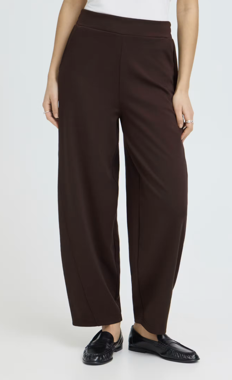 PANTALONE BALOON MARRONE ICHI